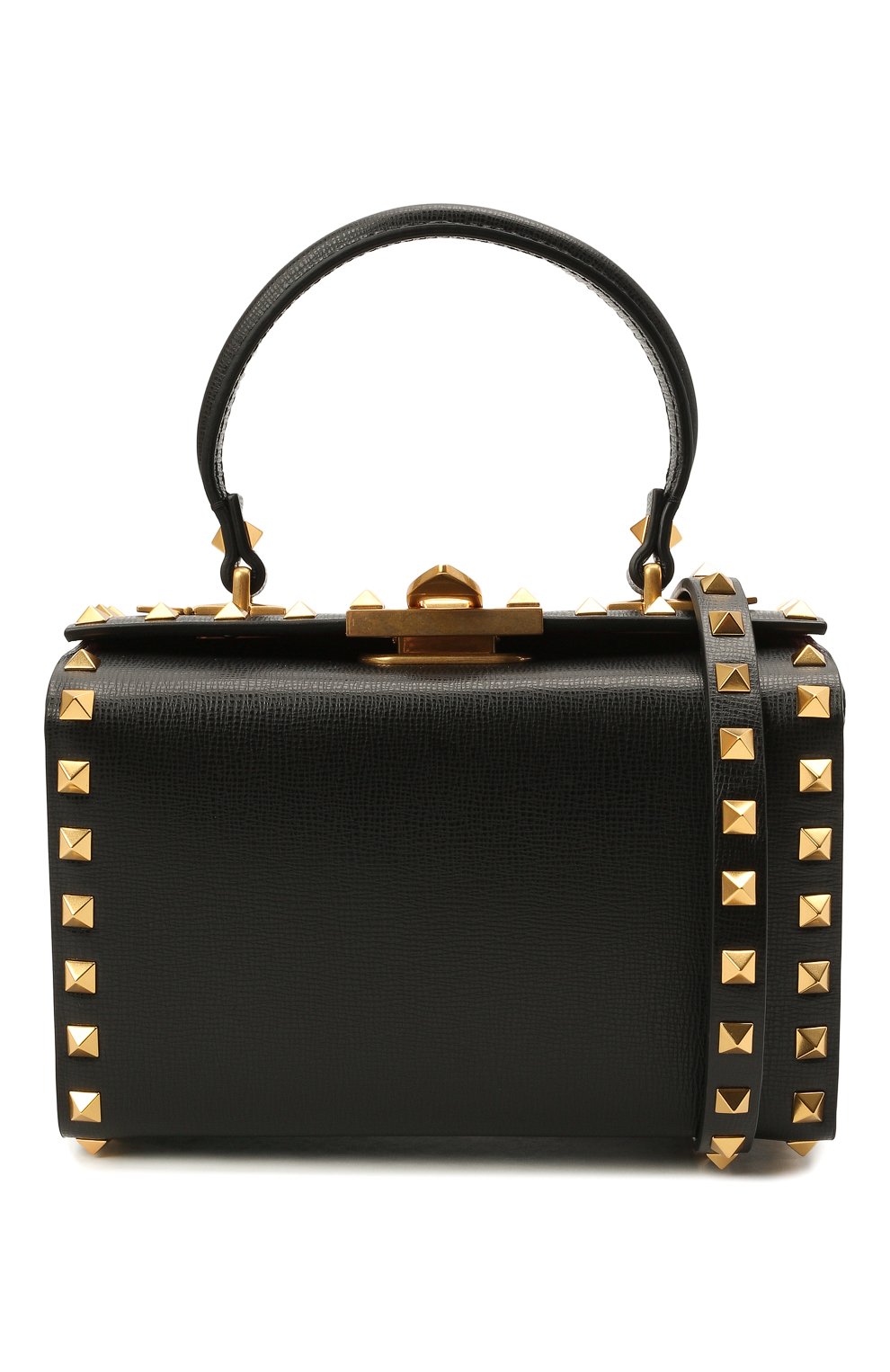 Сумка rockstud alcove VALENTINO черного цвета по цене 287500 руб., арт. WW2B0J73/WAX, фото 7 Сумка rockstud alcove VALENTINO, арт. WW2B0J73/WAX, фото 7