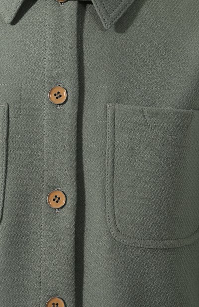 Шерстяная куртка ACNE STUDIOS зеленого цвета по цене 29950 руб., арт. A90115, фото 5 Шерстяная куртка ACNE STUDIOS, арт. A90115, фото 5