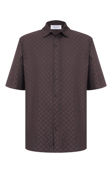 Мужская хлопковая рубашка OFF-WHITE, арт. 0MGG013S25FAB004