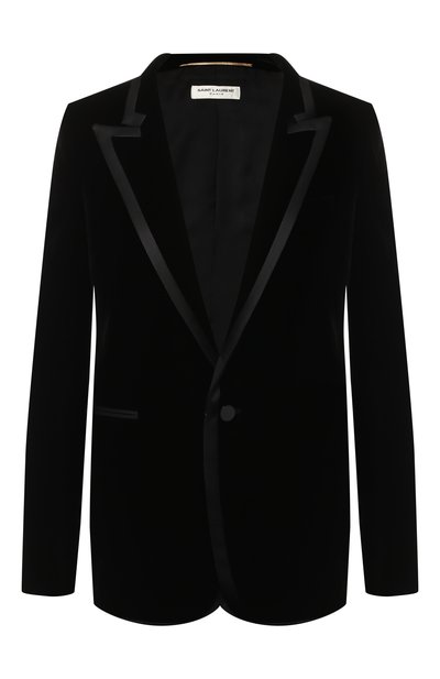 Приталенный бархатный жакет SAINT LAURENT, арт. 534246/Y525R, фото 1
