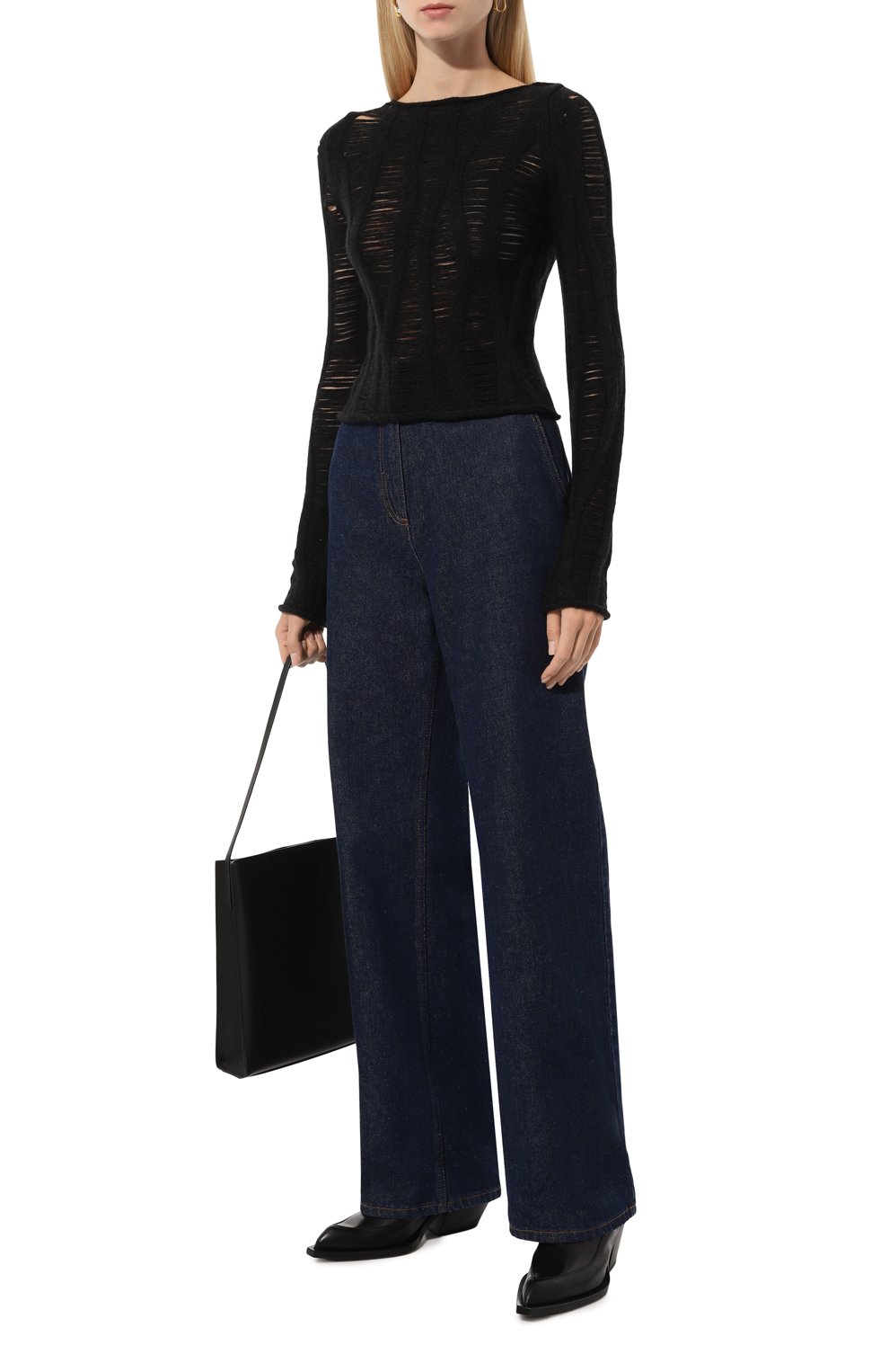 Шерстяной пуловер ISABEL BENENATO, арт. DK941F24, фото 2