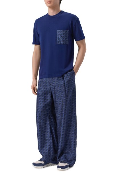 Мужская хлоп ковый джемпер MVST, арт. M26.2PM.K039/Y005 KNIT SI/SILK