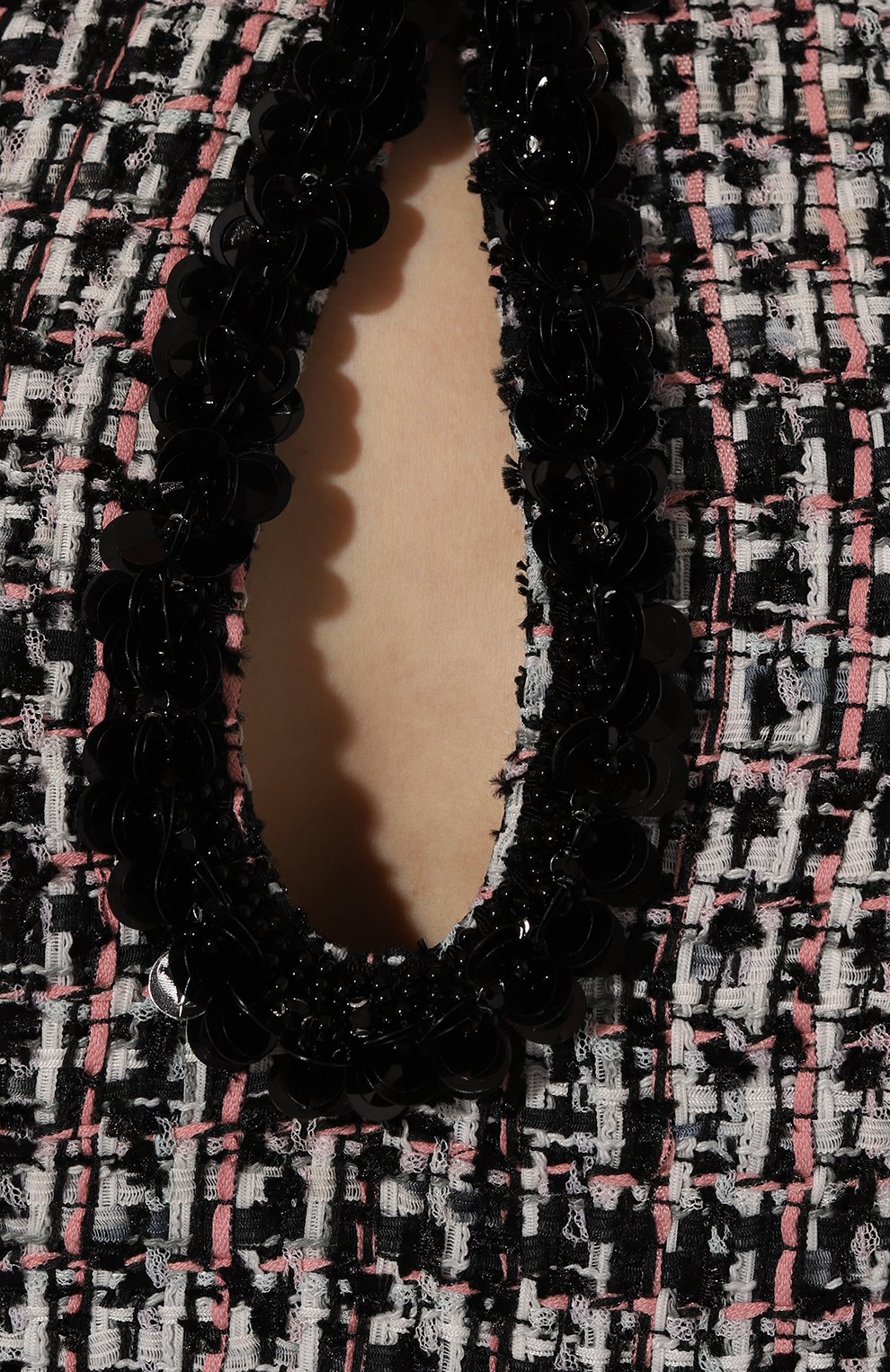 Твидовое платье SELF-PORTRAIT, арт. PF24-173S-B, фото 5