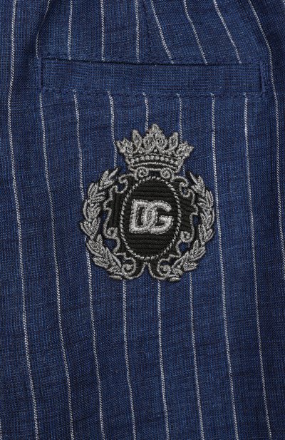 Льняные шорты DOLCE & GABBANA, арт. L43Q63/FR4BD/8-14, фото 3