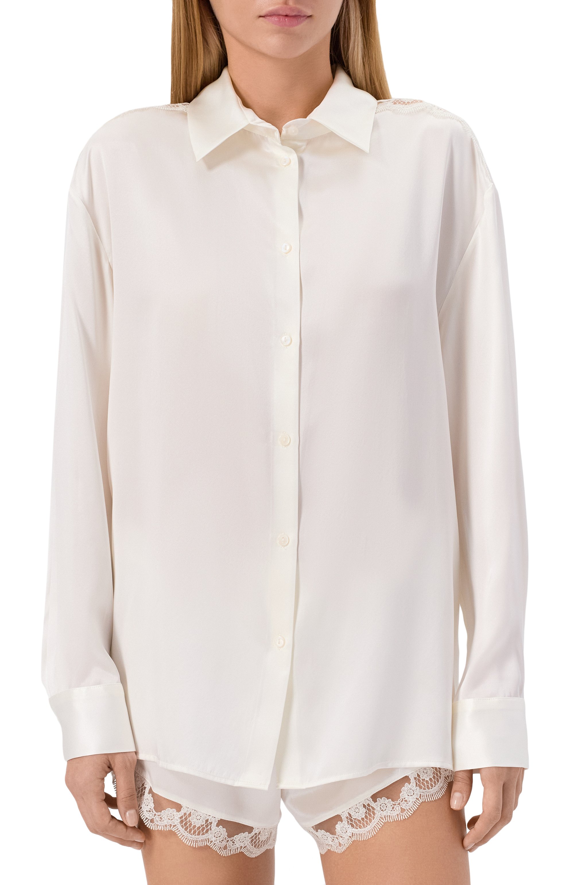 Шелковая рубашка SIMONE PERELE, арт. 1F8957, фото 3