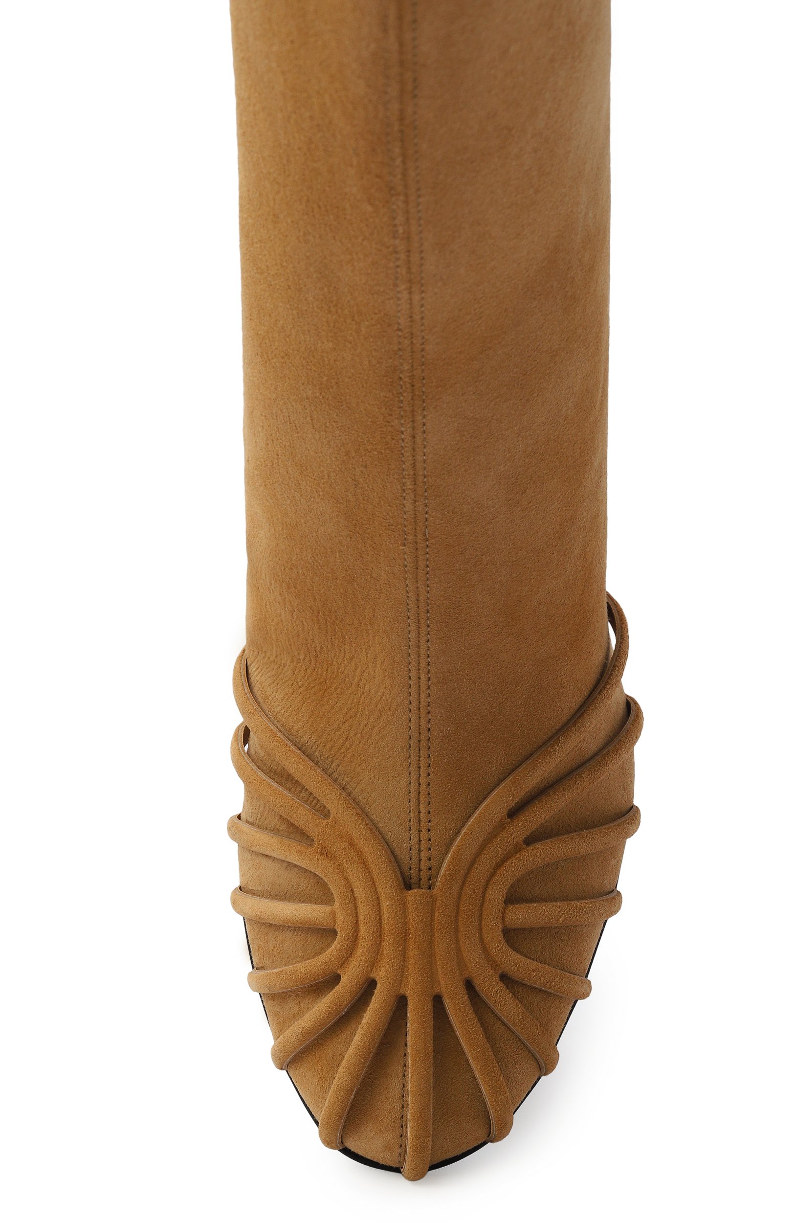 Замшевые ботильоны karen 95 ALEVI MILANO, арт. L26S7004.R.1355CU0/SUEDE STRETCH, фото 6