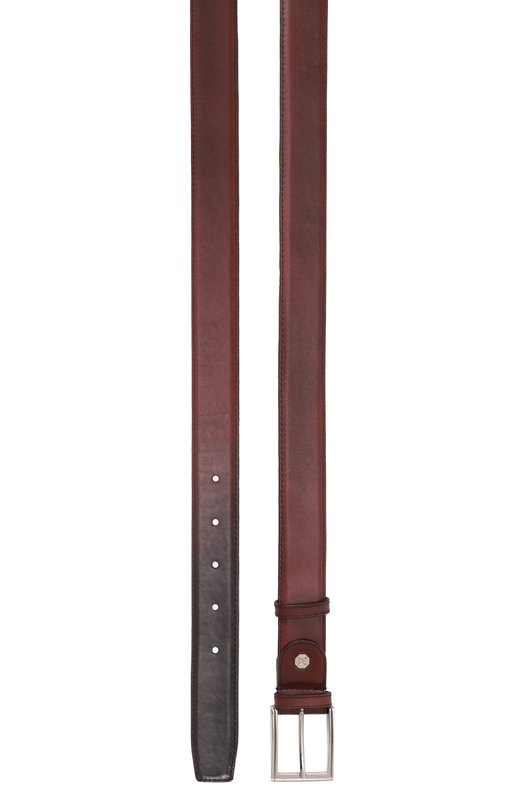 Кожаный ремень Artioli 1205/35/BUFFERED CALF Бордовый  1205/35/BUFFERED CALF Фото 3