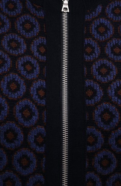 Шерстяной кардиган DRIES VAN NOTEN темно-синего цвета по цене 57950 руб., арт. 212-031270-3707, фото 5 Шерстяной кардиган DRIES VAN NOTEN, арт. 212-031270-3707, фото 5
