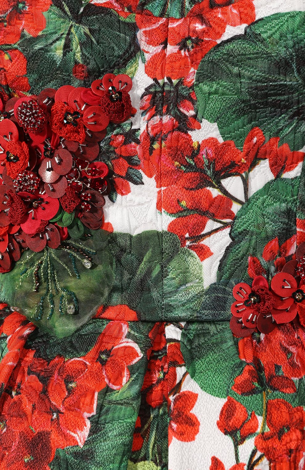 Платье из смеси хлопка и вискозы DOLCE & GABBANA, арт. F67G0Z/HSMY7, фото 5