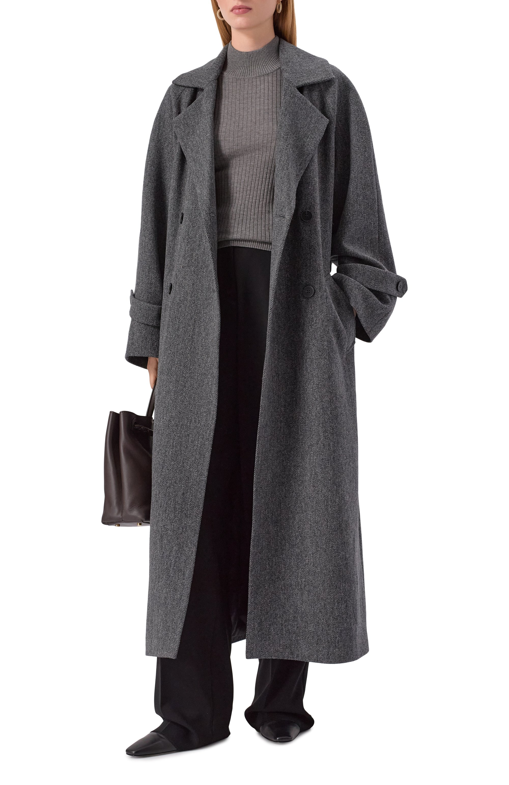 Шерстяной тренч SEVEN LAB, арт. 225-S-W-01-24-102, фото 2