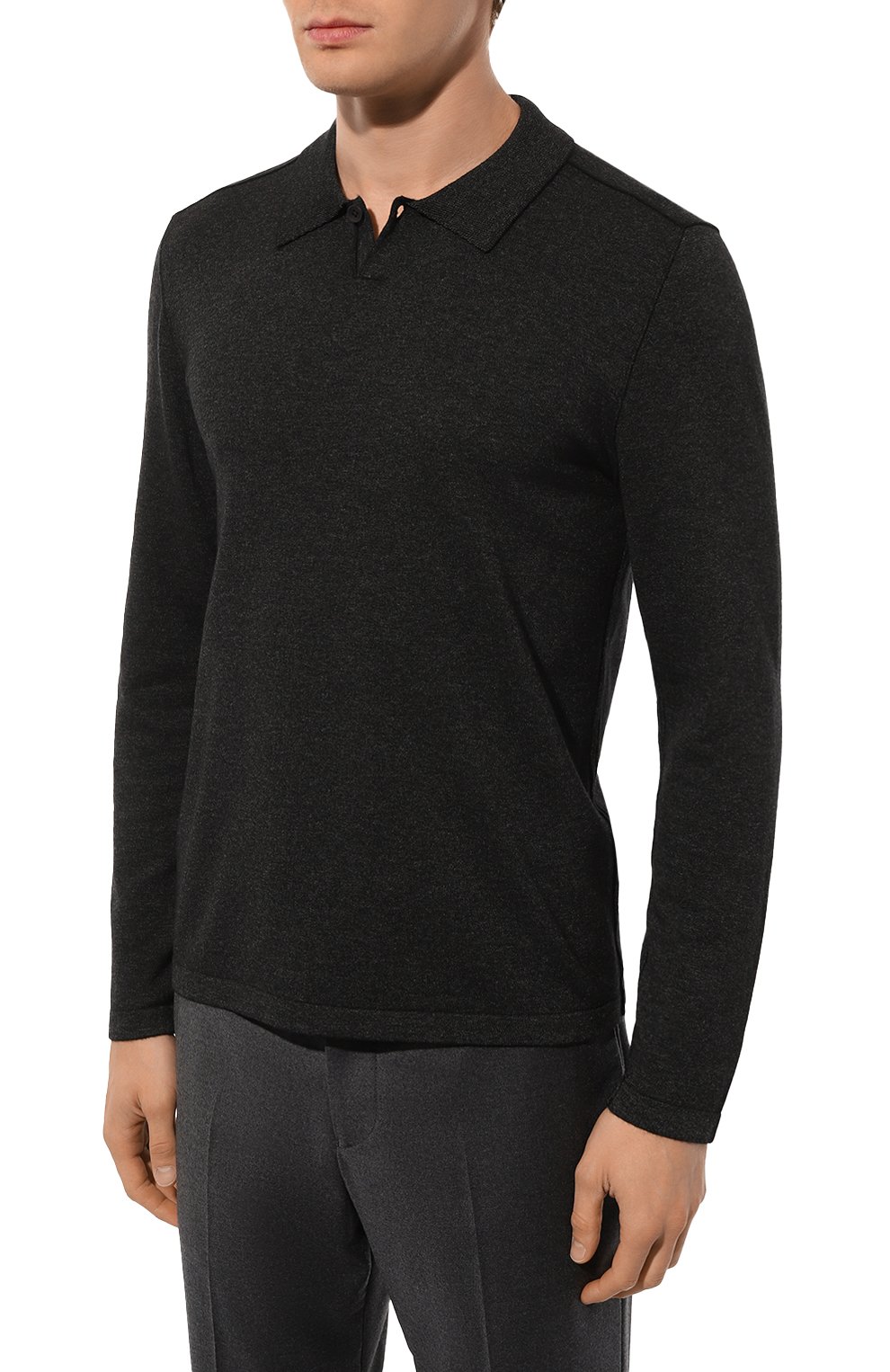 Поло из вискозы и шерсти TRANSIT, арт. CFUTRY13483, фото 3