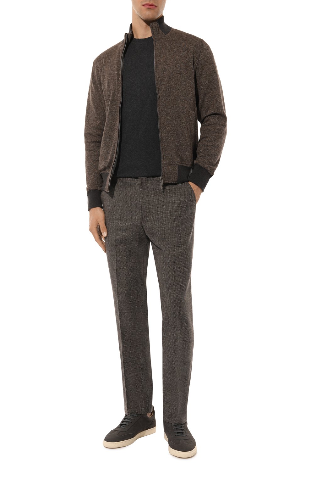 Кожаные кеды hybrid BRUNELLO CUCINELLI, арт. MZUMSB2150, фото 2