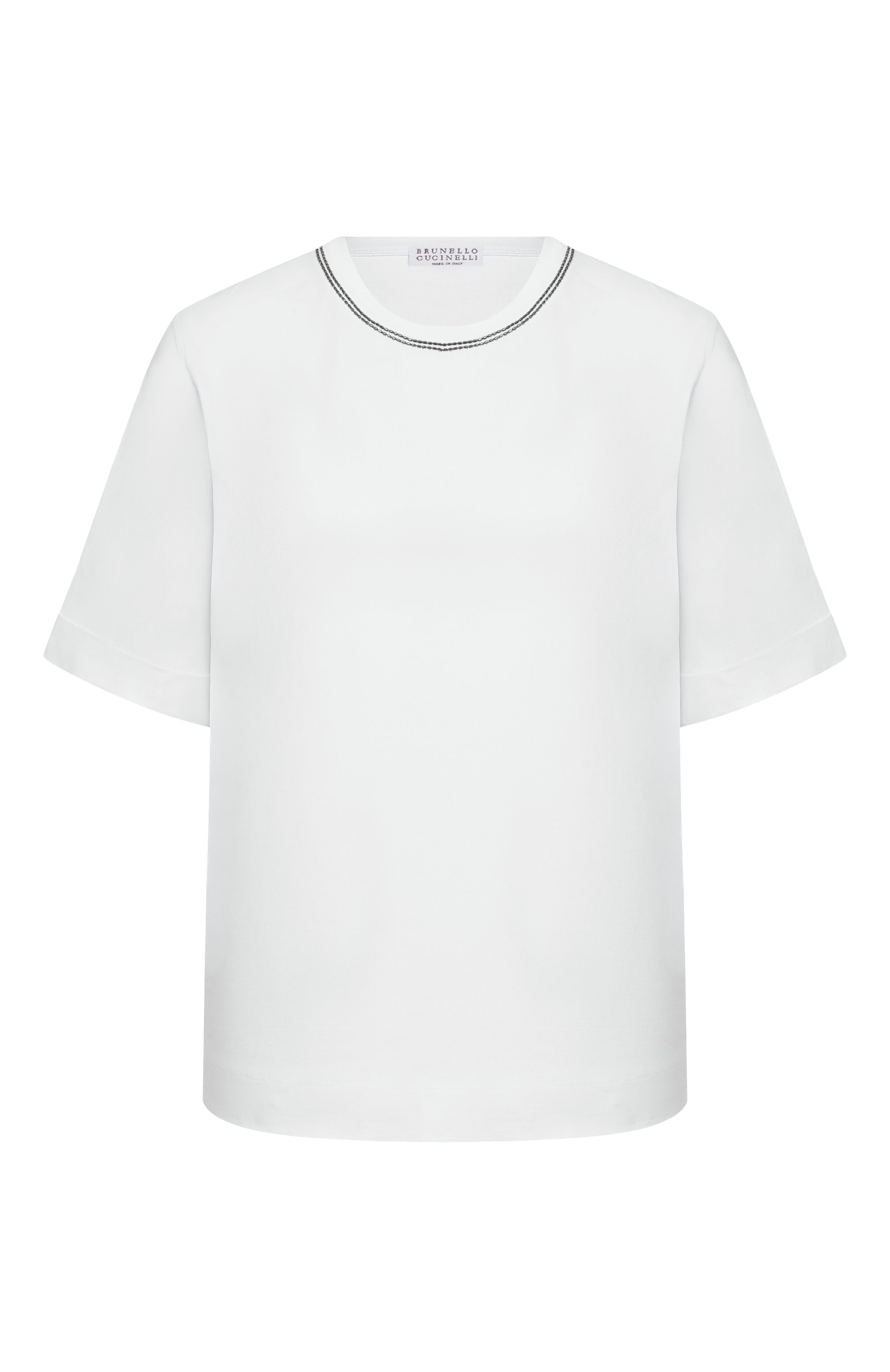 Хлопковая футболка BRUNELLO CUCINELLI, арт. M0T81BZ100, фото 1