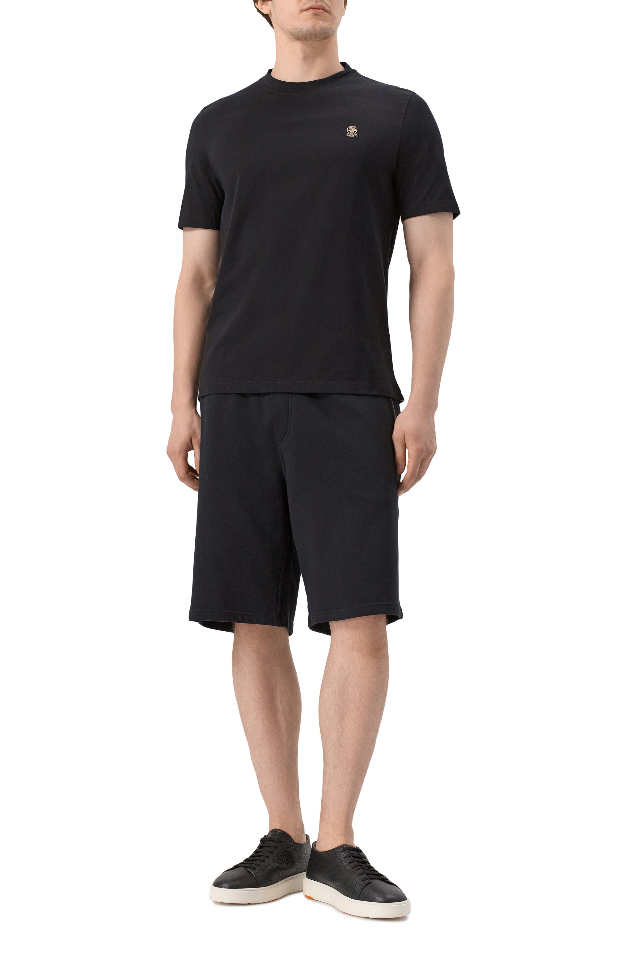 Хлопковые шорты BRUNELLO CUCINELLI, арт. MW8633318G, фото 2