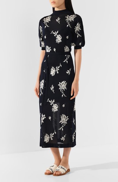 Платье с поясом CHLOÉ, арт. CHC20SMR59650, фото 3