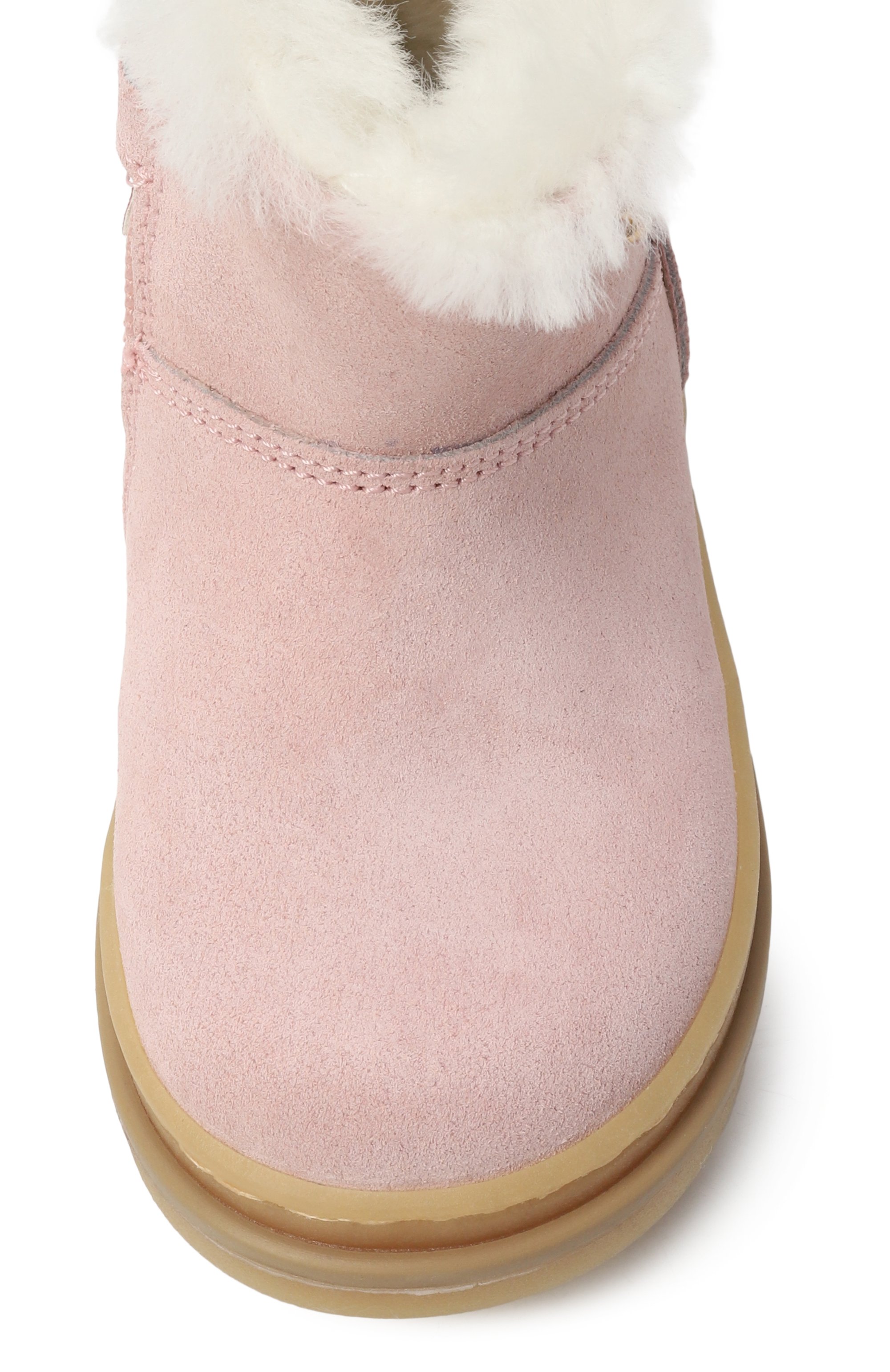 Замшевые полусапоги WALKEY светло-розового цвета по цене 15000 руб., арт. Y1A5-43988-1343302/19-24, фото 4 Замшевые полусапоги WALKEY, арт. Y1A5-43988-1343302/19-24, фото 4