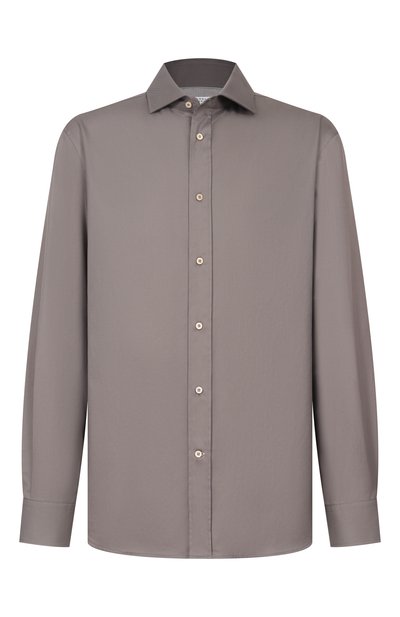 Мужская хлопковая рубашка BRUNELLO CUCINELLI, арт. MW6040627