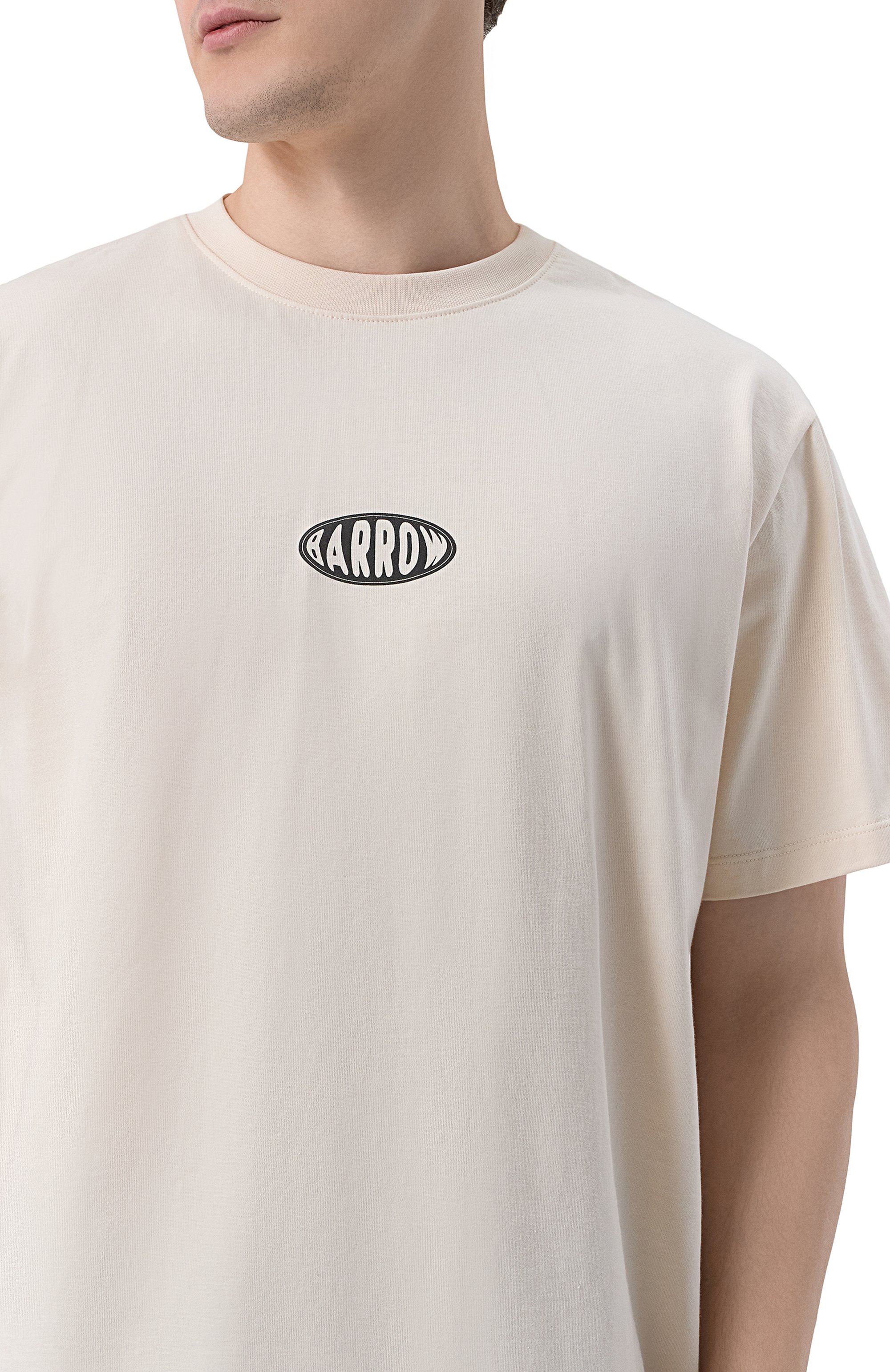 Хлопковая футболка BARROW, арт. S5BWMATH066, фото 5