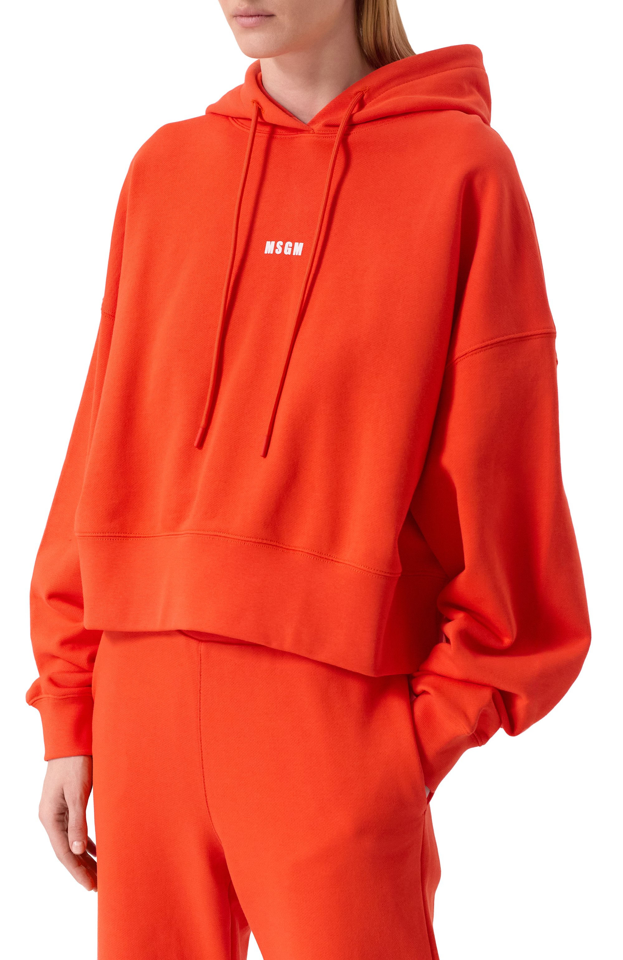 Хлопковое худи MSGM, арт. 3841MDM509/257000, фото 3