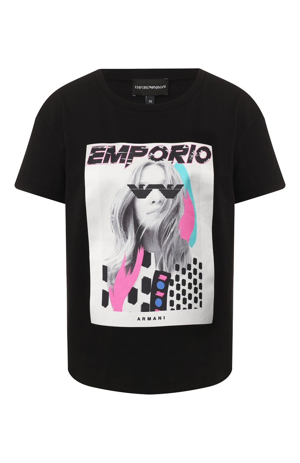 Хлопковая футболка EMPORIO ARMANI, арт. 3H2T7M/2J53Z, фото 1