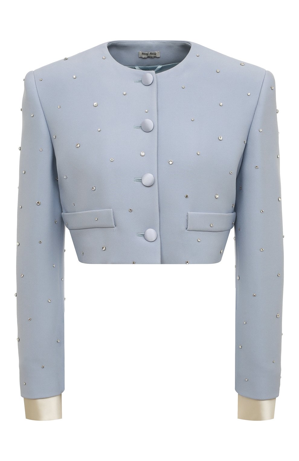 Жакет из вискозы MIU MIU, арт. MH1648-1YEG-F0M10, фото 1