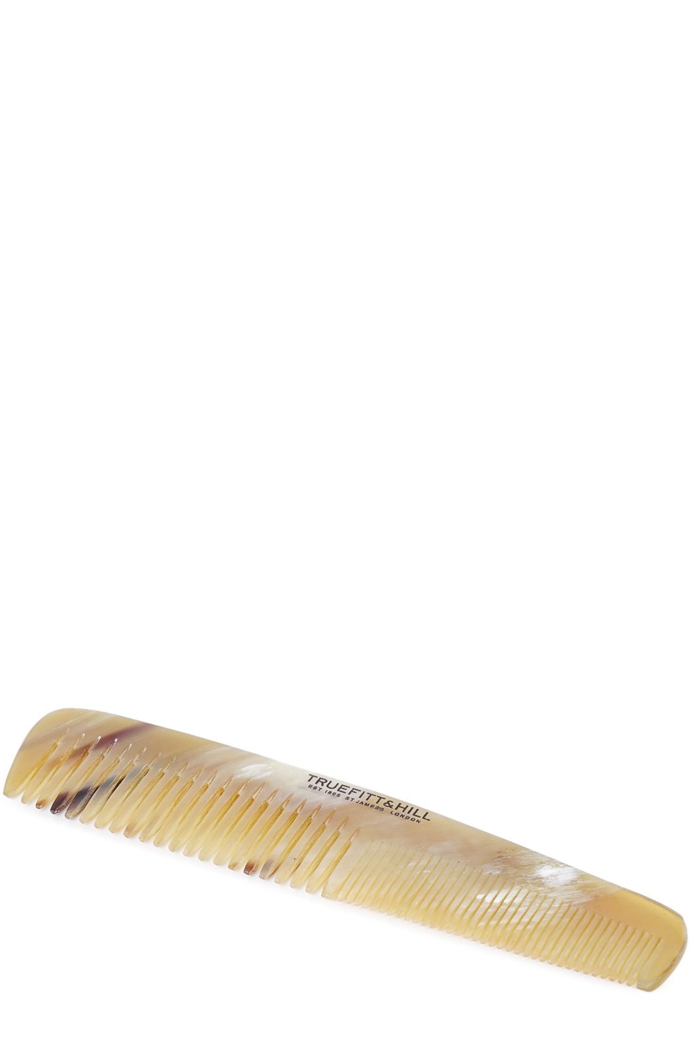 Расчёска для волос с мелким и крупным гребнем / рог, 19 мм TRUEFITT AND HILL, арт. 616, фото 1