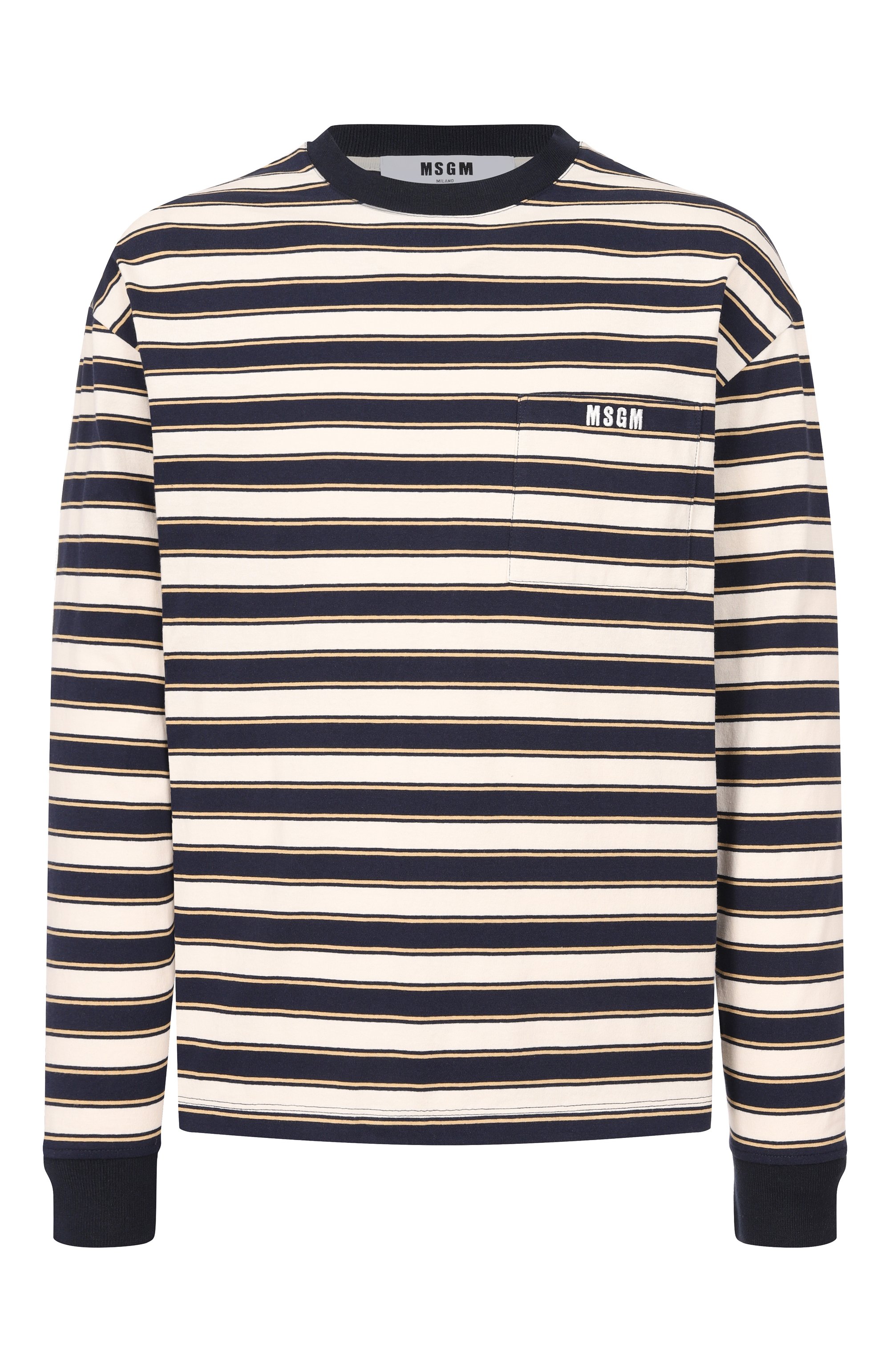 Хлопковый лонгслив MSGM, арт. 4040MM115D/267019, фото 1