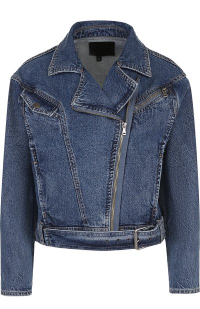 Женская укороченная джинсовая куртка с потерто стями PAIGE, арт. 3958673-5357