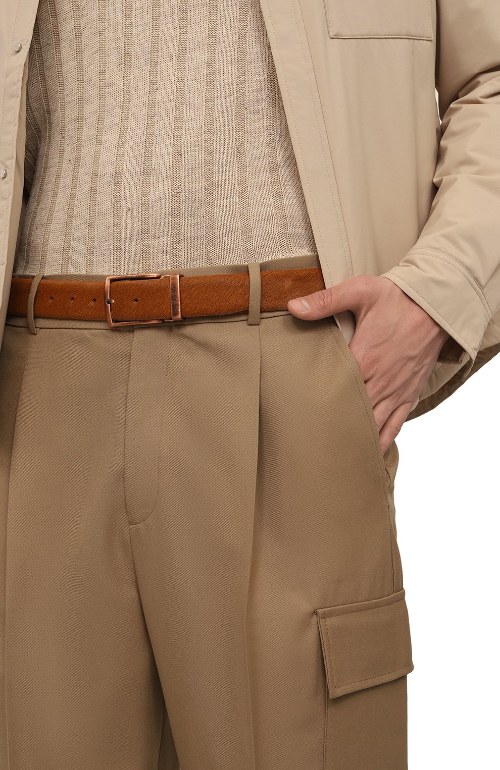 Кожаный ремень JACOB COHEN, арт. U A 035 01 D 1230, фото 2