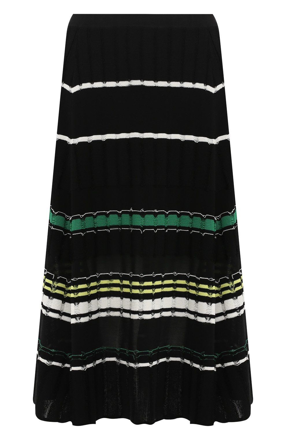 Юбка из смеси хлопка и шелка PROENZA SCHOULER черного цвета по цене 58650 руб., арт. R1917198-KC054, фото 1 Юбка из смеси хлопка и шелка PROENZA SCHOULER, арт. R1917198-KC054, фото 1