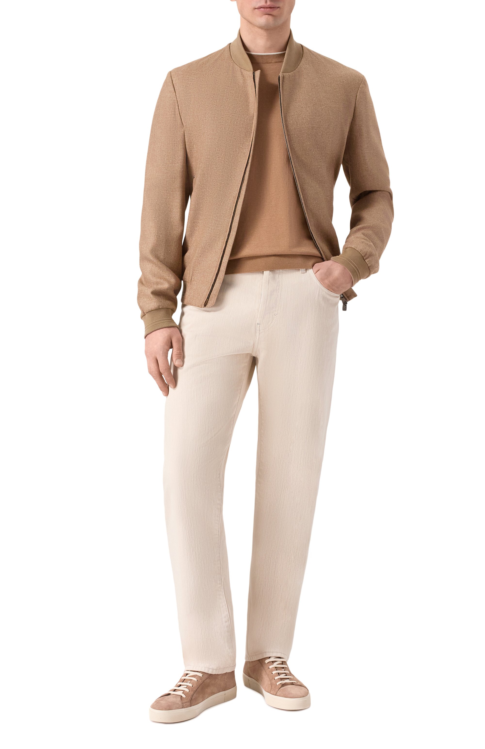 Джемпер из шелка и хлопка CORNELIANI, арт. 27M550/2725131, фото 2