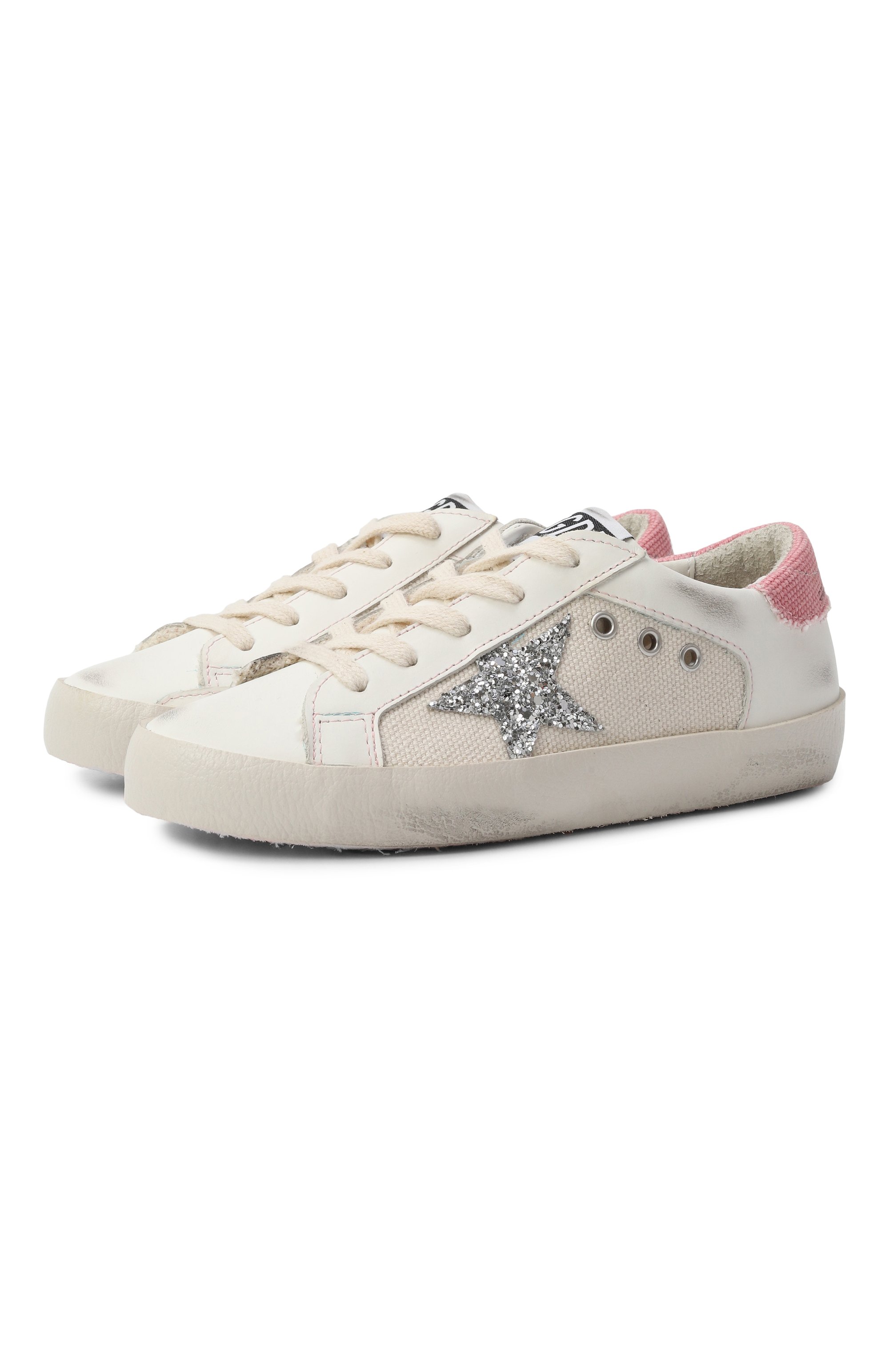 Кожаные кеды super-star GOLDEN GOOSE DELUXE BRAND, арт. GYF00103.F006753, фото 1