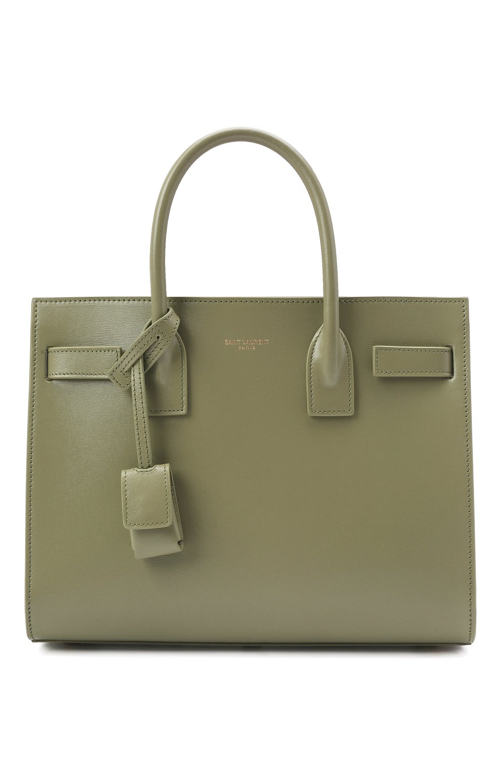 Сумка sac de jour baby SAINT LAURENT светло-зеленого цвета по цене 385000 руб., арт. 421863/02G9W, фото 1 Сумка sac de jour baby SAINT LAURENT, арт. 421863/02G9W, фото 1