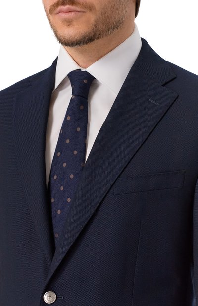 Галстук из шерсти и шелка ZILLI, арт. CRAV2BM0330VP0I01, фото 2