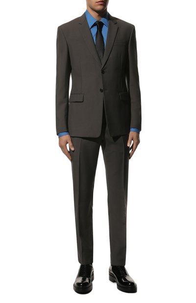 Кожаные оксфорды PRADA, арт. 2EG188-055-F0002-G001, фото 2