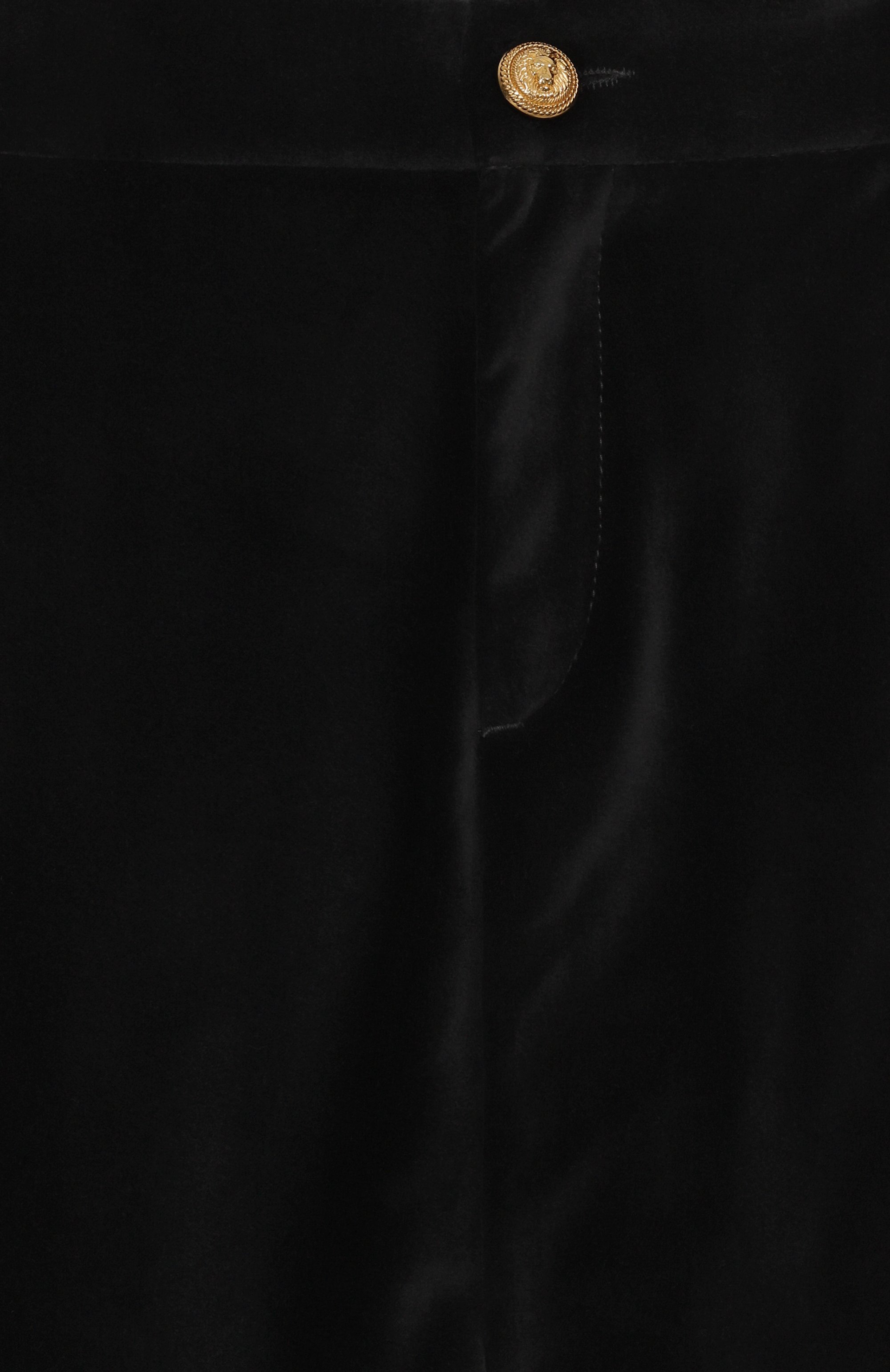 Брюки BALMAIN черного цвета по цене 57100 руб., арт. BX6R00, фото 3 Брюки BALMAIN, арт. BX6R00, фото 3