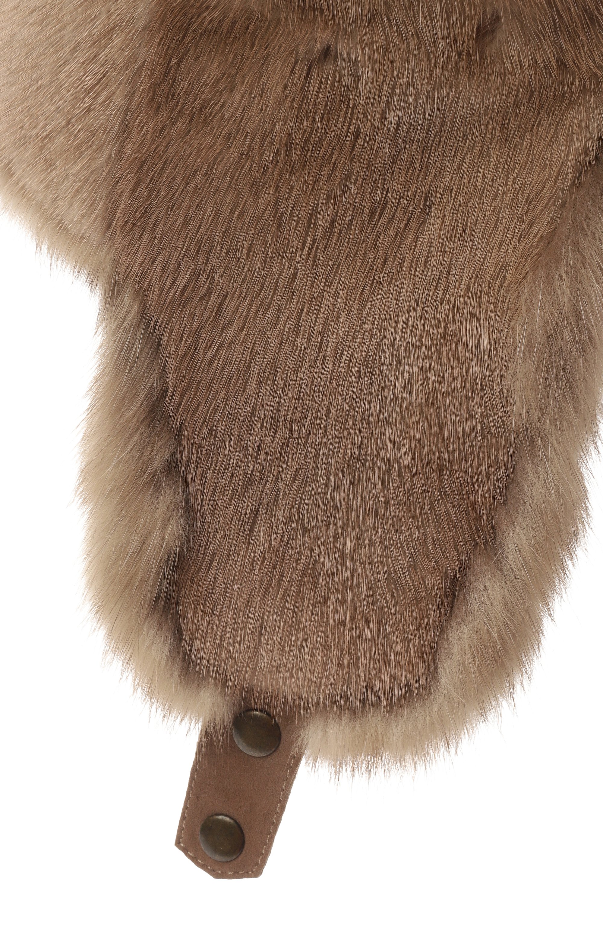 Меховая шапка-ушанка майкл из соболя и норки FURLAND, арт. 0201419710019100013, фото 3