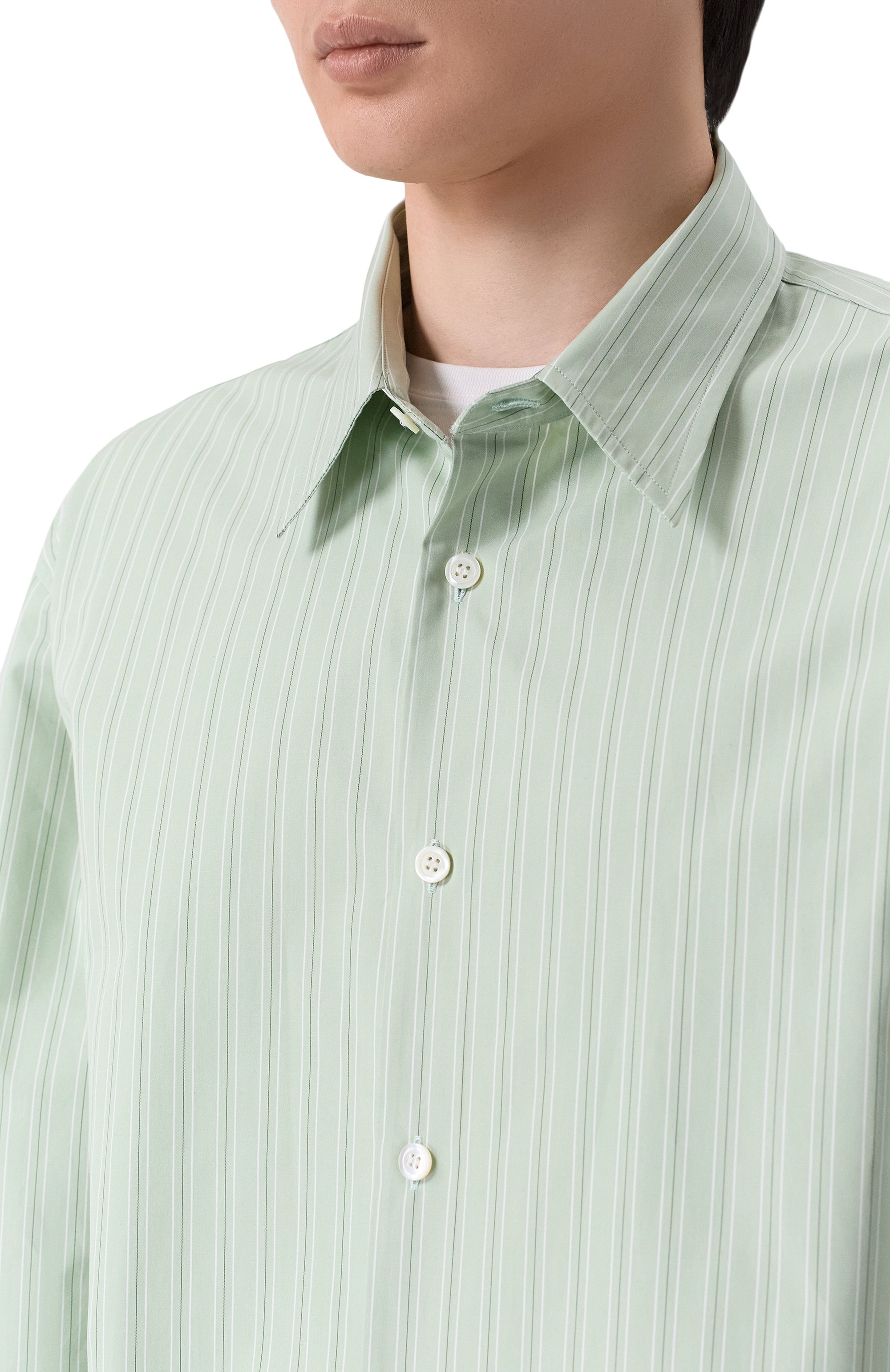 Хлопковая рубашка DRIES VAN NOTEN, арт. 020732/3021, фото 5