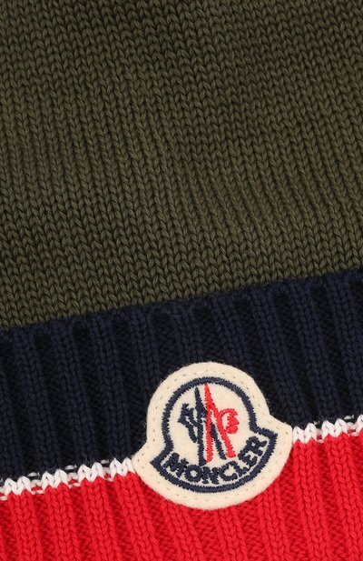 Хлопковая шапка MONCLER, арт. H1-954-3B000-08-M1367, фото 3