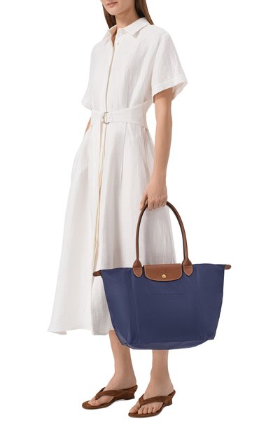 Сумка le pliage original large LONGCHAMP темно-синего цвета по цене 21950 руб., арт. L1899089/089, фото 3 Сумка le pliage original large LONGCHAMP, арт. L1899089/089, фото 3