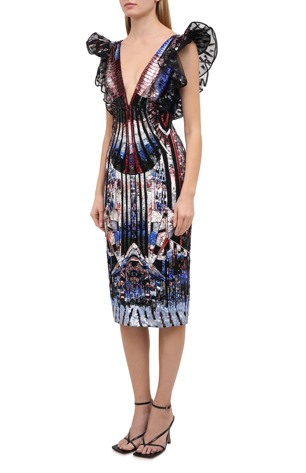 Платье с  пайетками ZUHAIR MURAD, арт. DRP20022/EML0001, фото 3