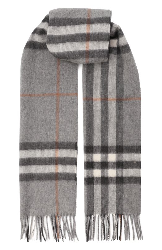 Кашемировый шарф Burberry 8077881 Серый 8077881