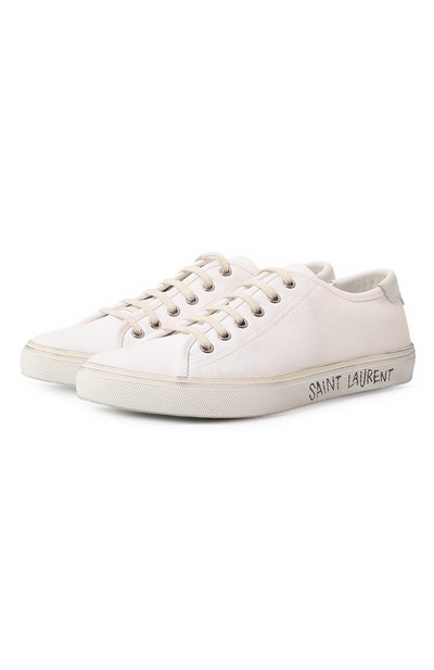 Текстильные кеды malibu SAINT LAURENT, арт. 606446, фото 1