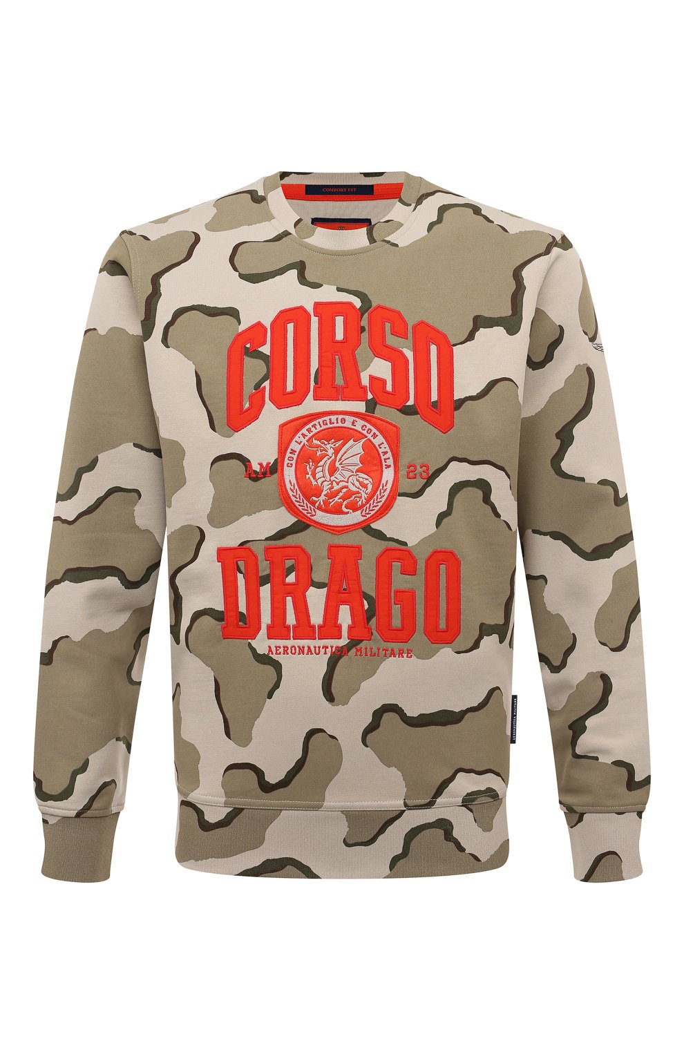 Хлопковый свитшот AERONAUTICA MILITARE, арт. 242FE1927F561, фото 1