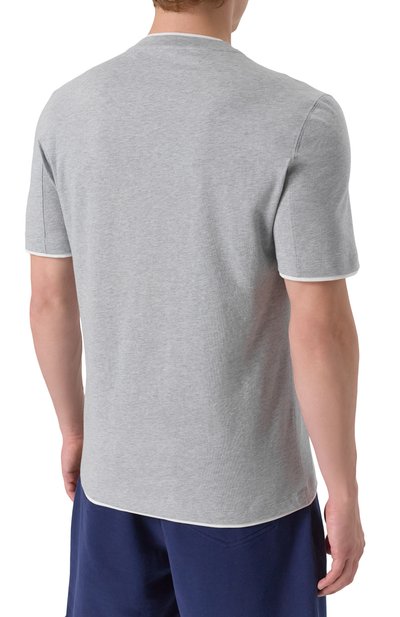 Хлопковая футболка BRUNELLO CUCINELLI, арт. M0B137427, фото 4