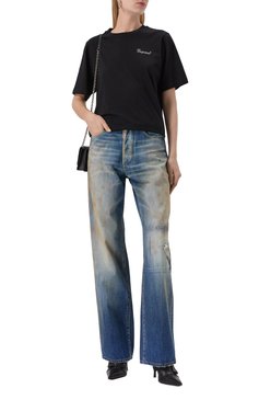Женские джинсы san diego DSQUARED2 голубого цвета, арт. S75LB1017/S30309 | Фото 2 (Драгоценные камни: Проставлено; Длина (брюки, джинсы): Удлиненные; Материал сплава: Проставлено; Детали: Потертости; Кросс-КТ: Деним; Материал внешний: Деним, Хлопок; Стили: Гранж; Силуэт Ж (брюки и джинсы): Прямые)