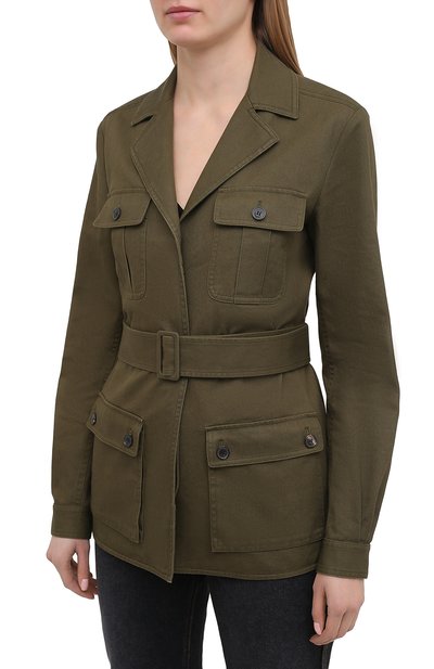 Хлопковая куртка SAINT LAURENT, арт. 506647/Y153W, фото 3