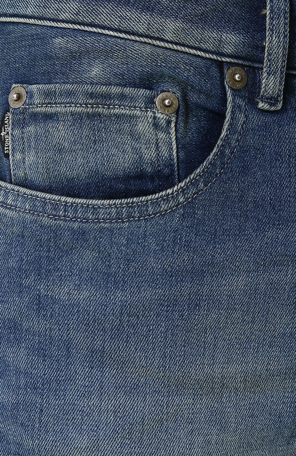 Джинсы прямого кроя с потертостями STONE ISLAND, арт. 6815J2ZN4, фото 5