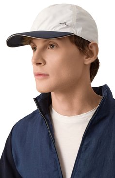 Мужская бейсболка PAUL&SHARK белого цвета, арт. 25417100 | Фото 2 (Нос: Не проставлено; Материал: Текстиль, Синтетический материал)