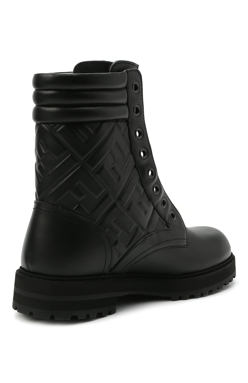 Кожаные ботинки FENDI, арт. 7U1401 AC7Y, фото 3